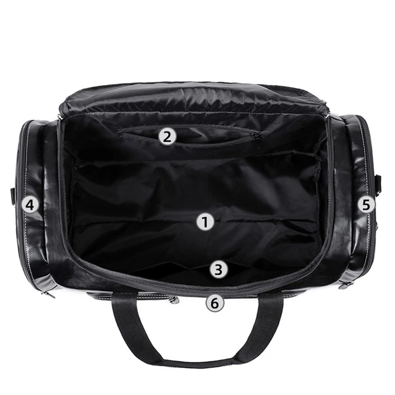 Bolsa de viaje unisex con compartimento para calzado y hombro cruzado