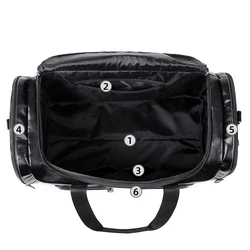 Bolsa de viaje unisex con compartimento para calzado y hombro cruzado