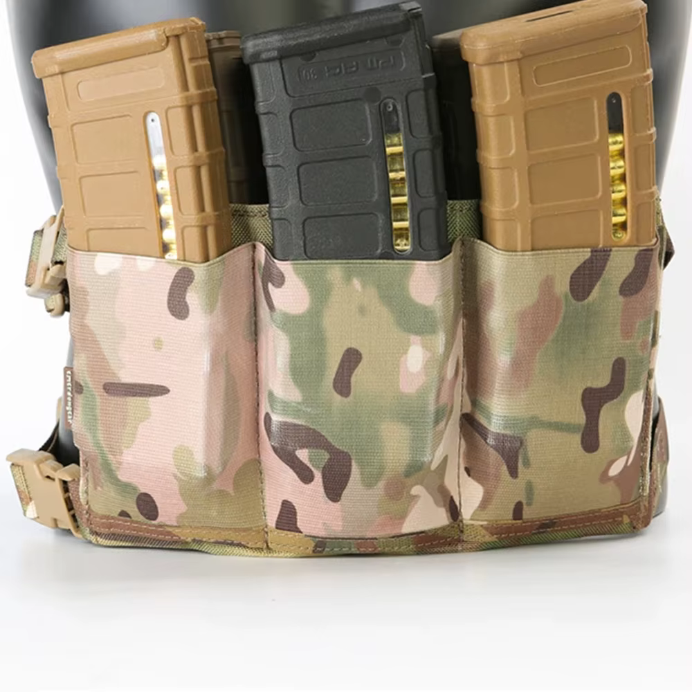 EMERSONGEAR Portacargadores Triple M4 Airsoft 6 revistas cintura
