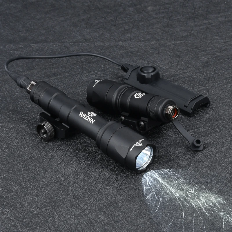 WADSN Linterna táctica LED de metal para riel Picatinny - imagen 2