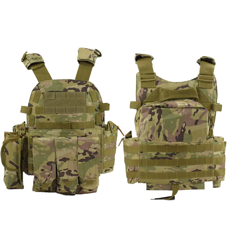 Chaleco portaplacas MOLLE 6094 – Táctico Airsoft - imagen 5