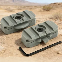 Adaptador riel táctico M-LOK universal, soporte ligero accesorios