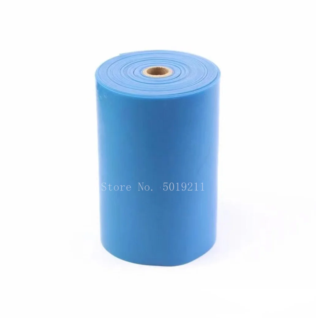 Rollos y acabado de la banda elástica azul