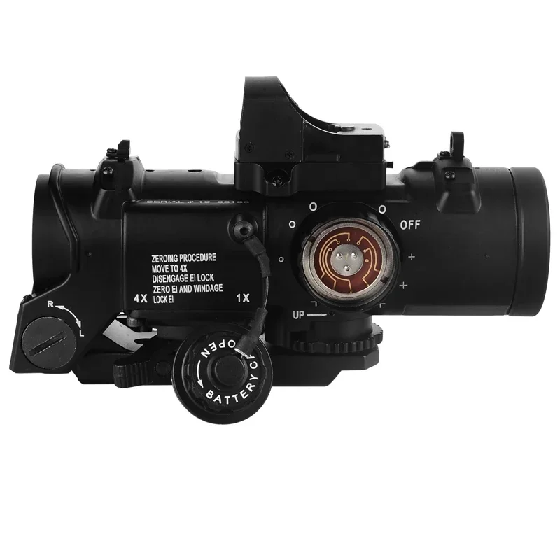Mira telescópica para caza con punto rojo mini y enfoque rápido - imagen 4
