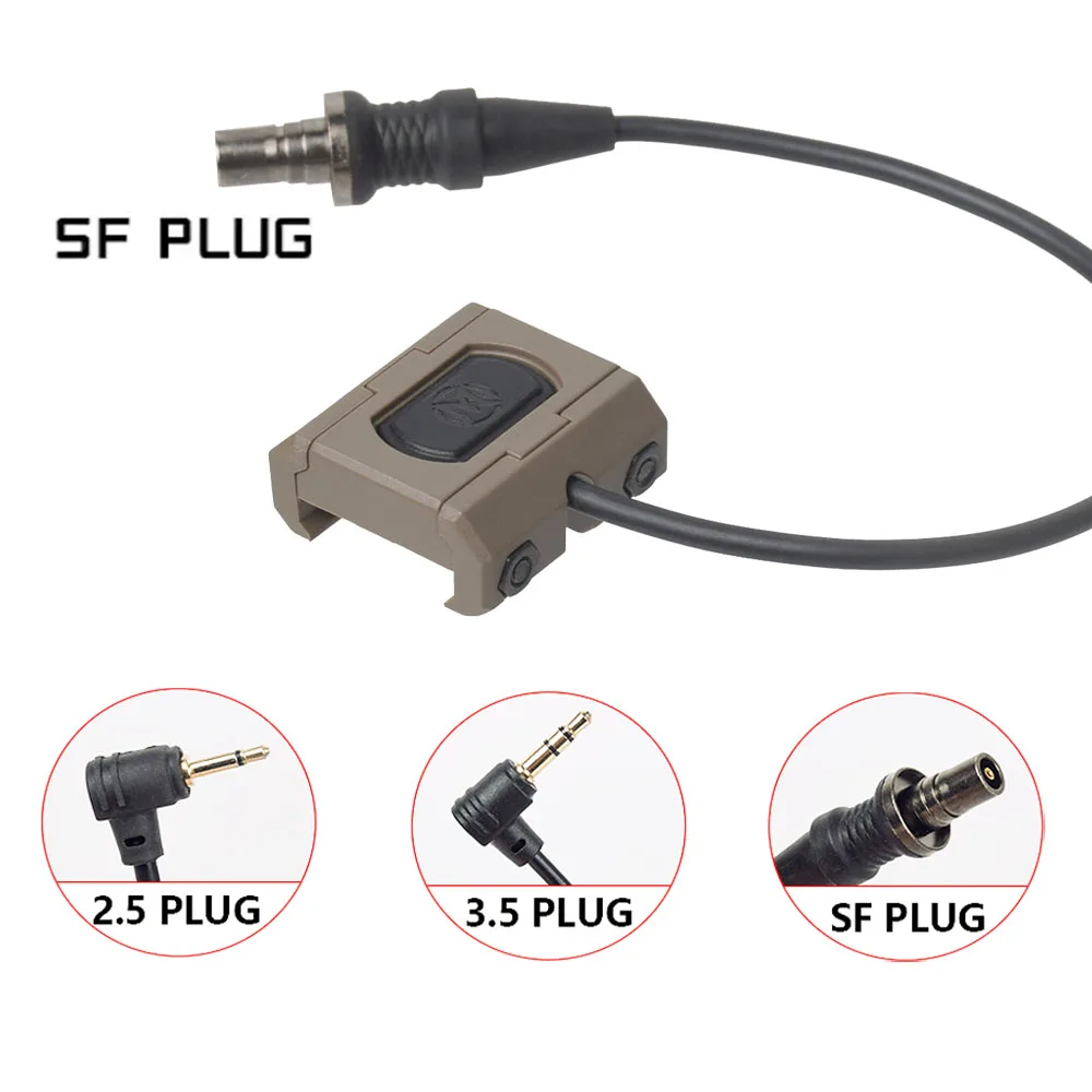 Interruptor táctico de presión Crane para PEQ15 DBAL A2 y Surefire - imagen 4