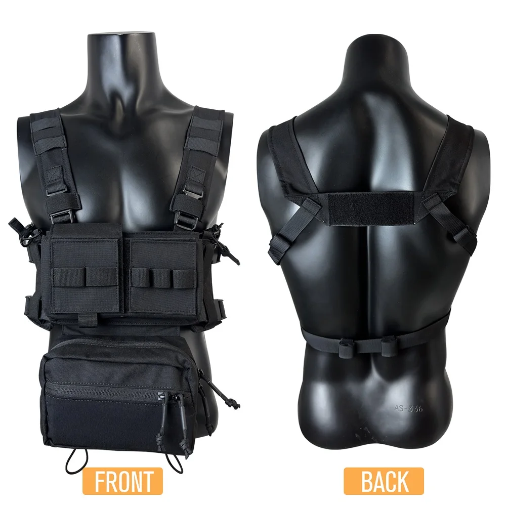 EmersonGear MK4 chaleco táctico multifunción SS nailon 500D con expansión Bellyband - imagen 2