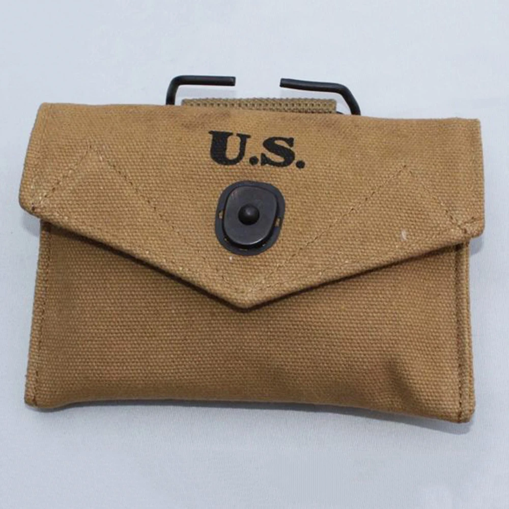 Bolsa pouch de lona estilo WWII para organización médica