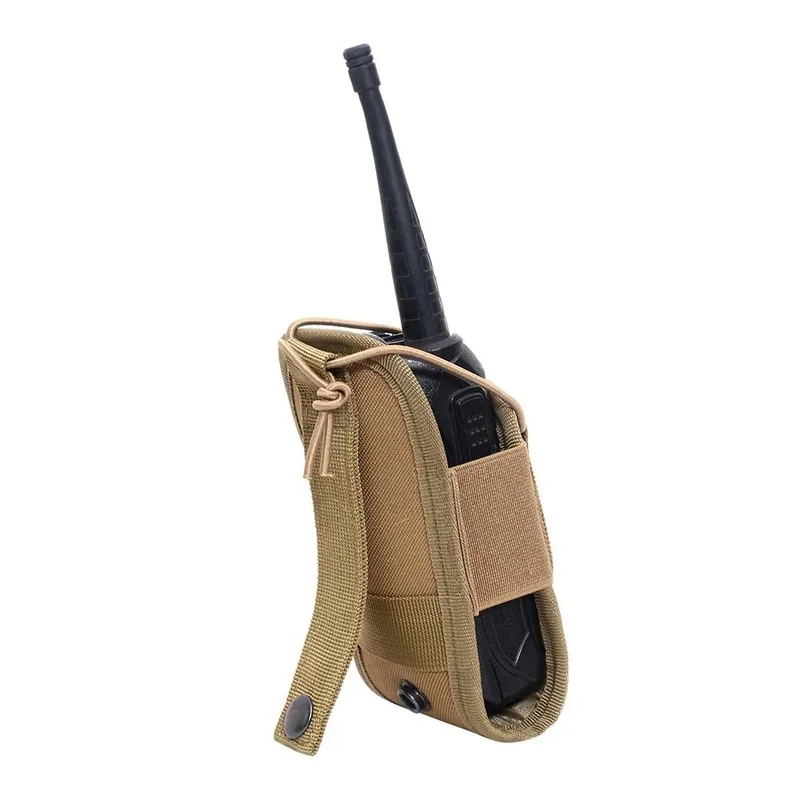 Tactica bolsa para walkie-talkie MOLLE riñonera de radio funda bolsillo - imagen 2