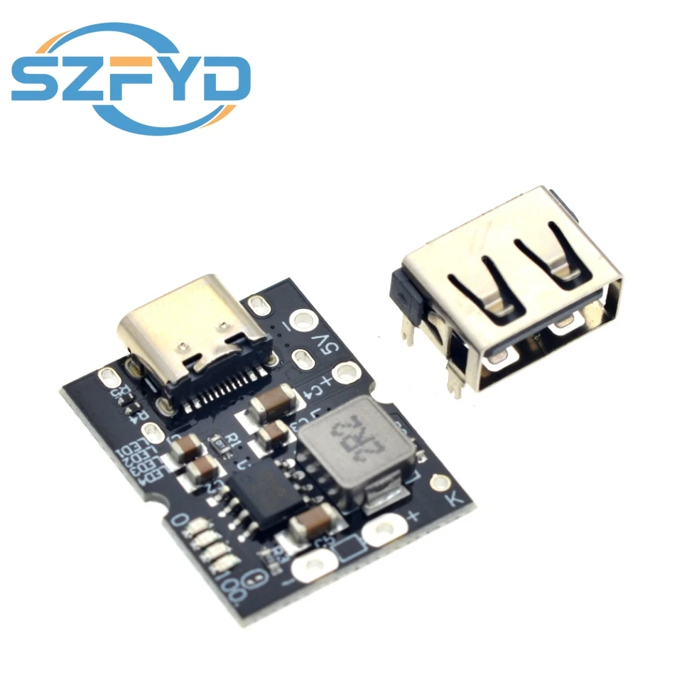 Módulo de carga y descarga para batería de litio 4,2 V 5V/2A USB-C