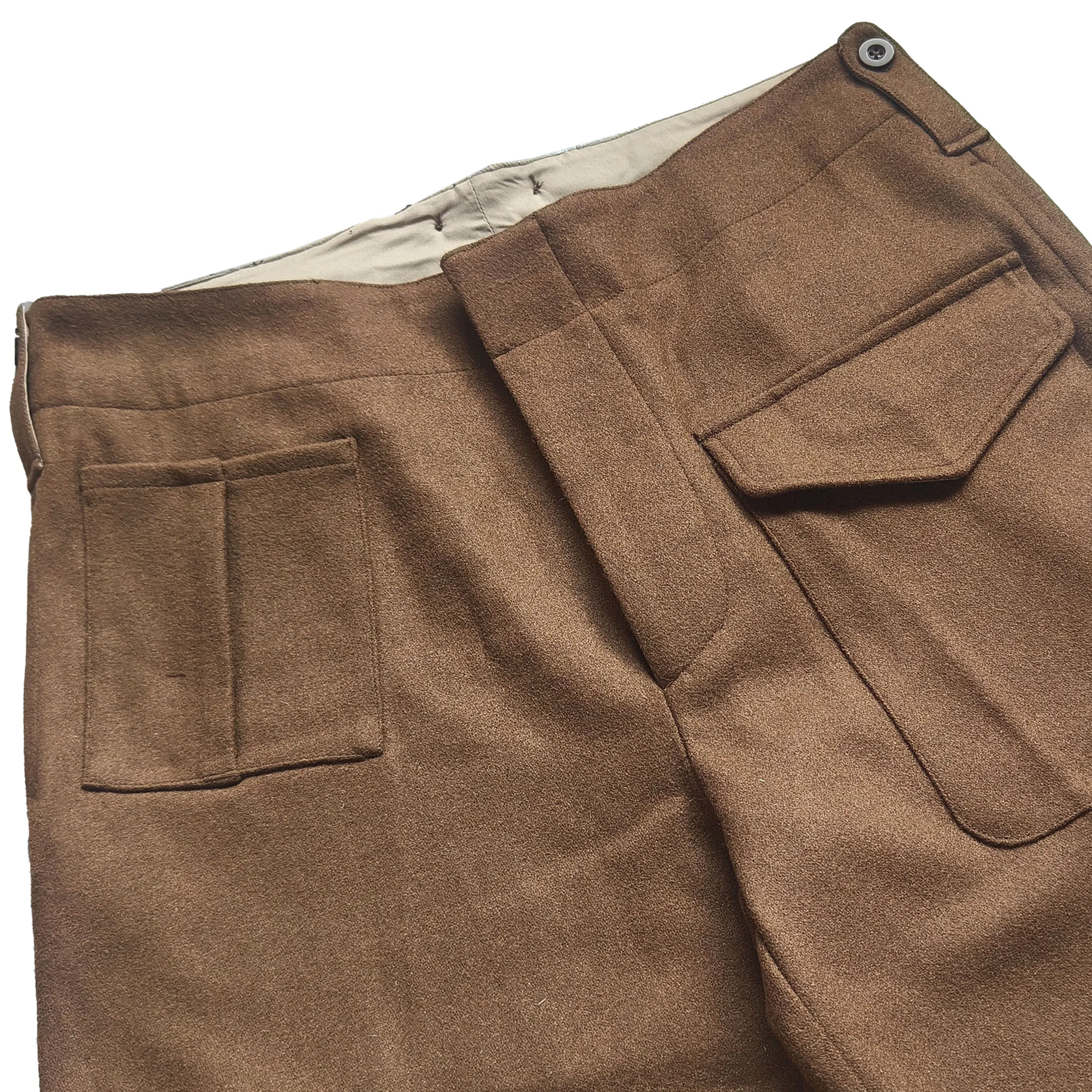 Pantalón P37 británico de invierno para hombre, estilo vintage