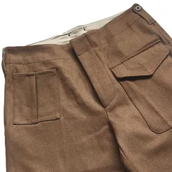 Pantalón P37 británico de invierno para hombre, estilo vintage