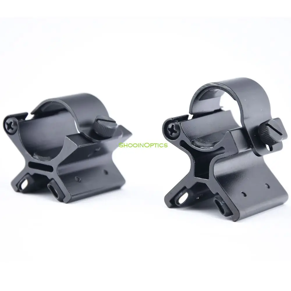 Visor red dot Shooin con montura magnética en configuración táctica