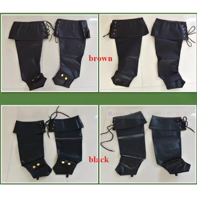 Botas Cosplay Renaissance en PU – Pirata Hombre Mujer Halloween