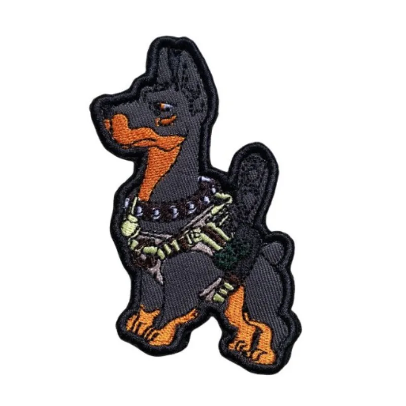 Parche táctico K9 con gancho y bucle para arnés y chaleco - imagen 4
