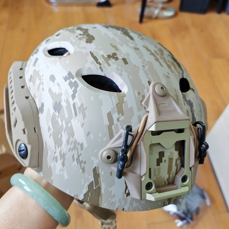 Ruirui AOR1 Casco táctico con orificios para exteriores - imagen 3