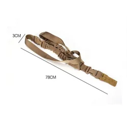 American Heavy Sports One 1 Eslinga de rifle de un punto elástica