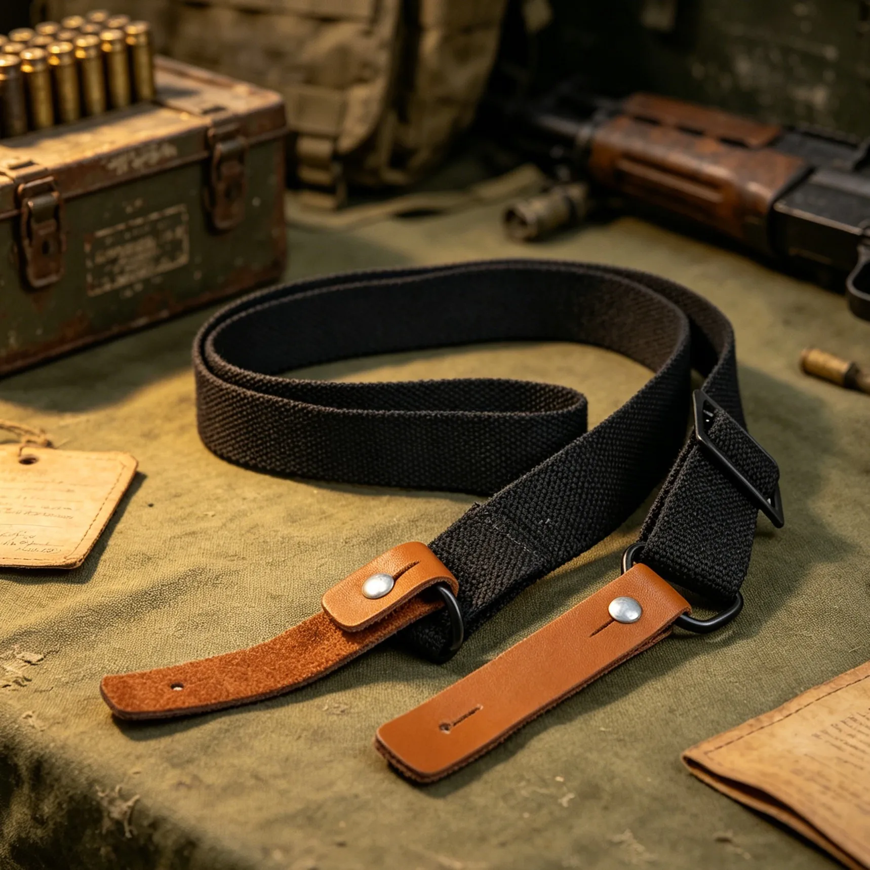 Correa táctica estilo AK vintage con ajuste