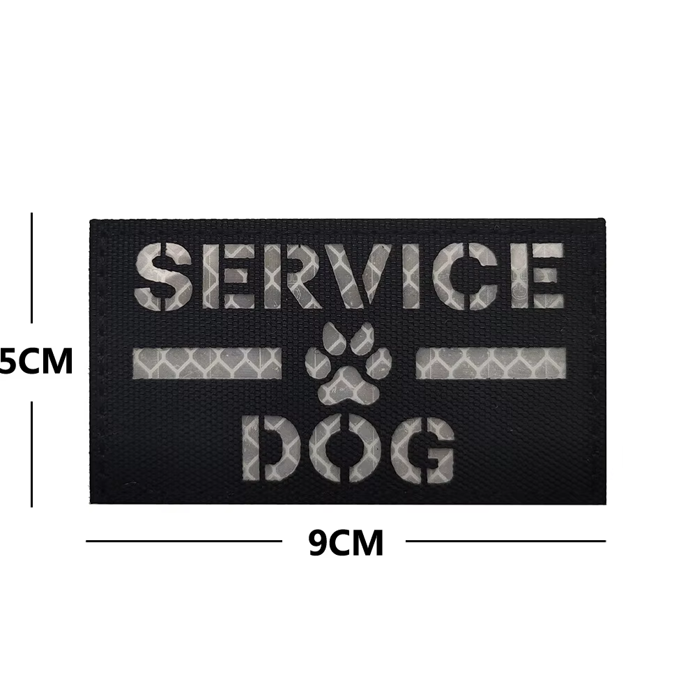 Parche táctico K-9 USA reflectante – Nylon velcro militar - imagen 2