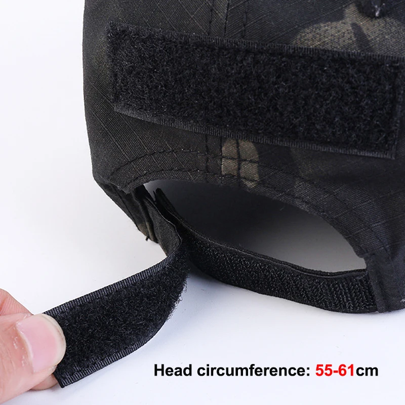 Gorra táctica camuflaje protección solar para senderismo y pesca - imagen 2