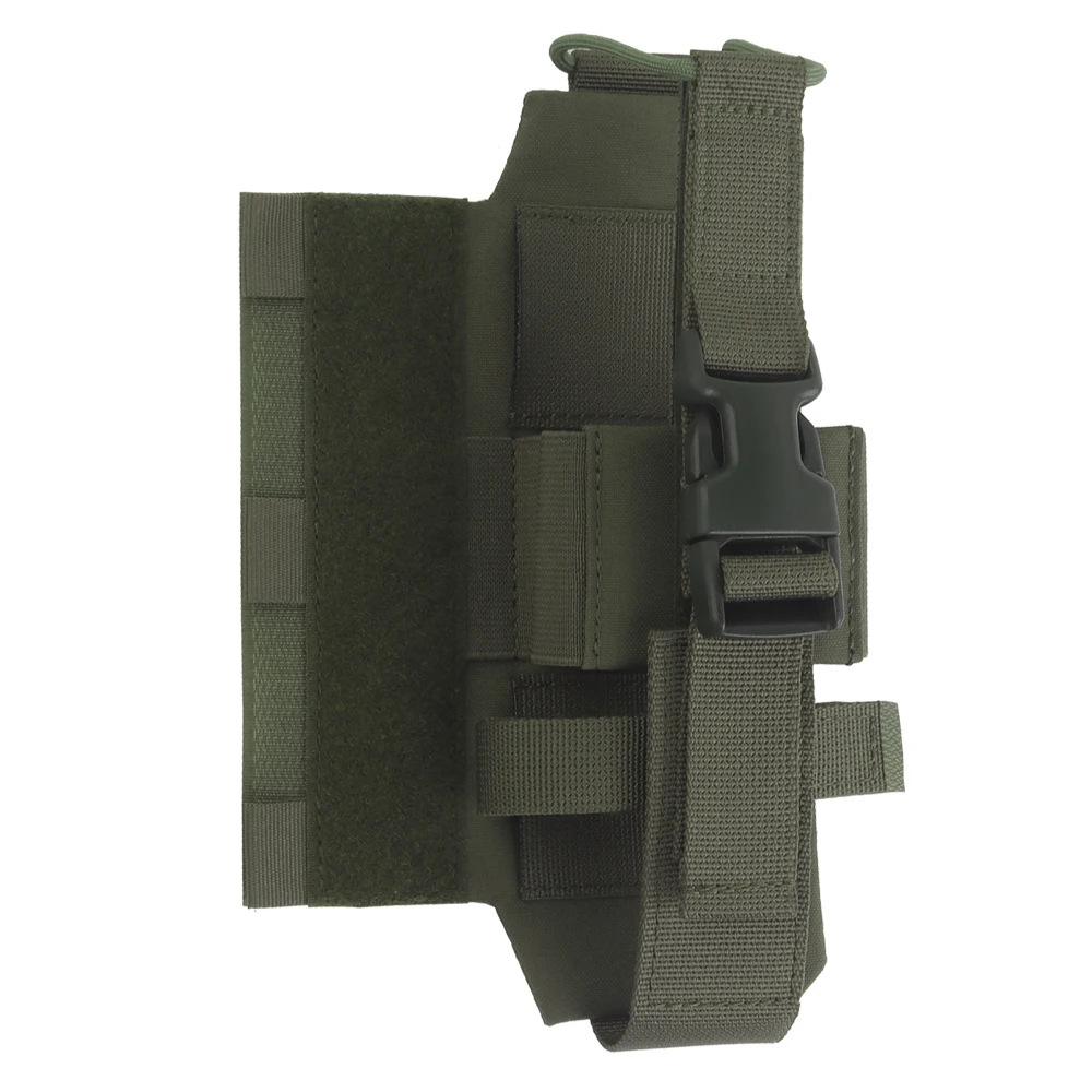 Bolsa táctica para radio MOLLE con velcro y liberación rápida - imagen 5