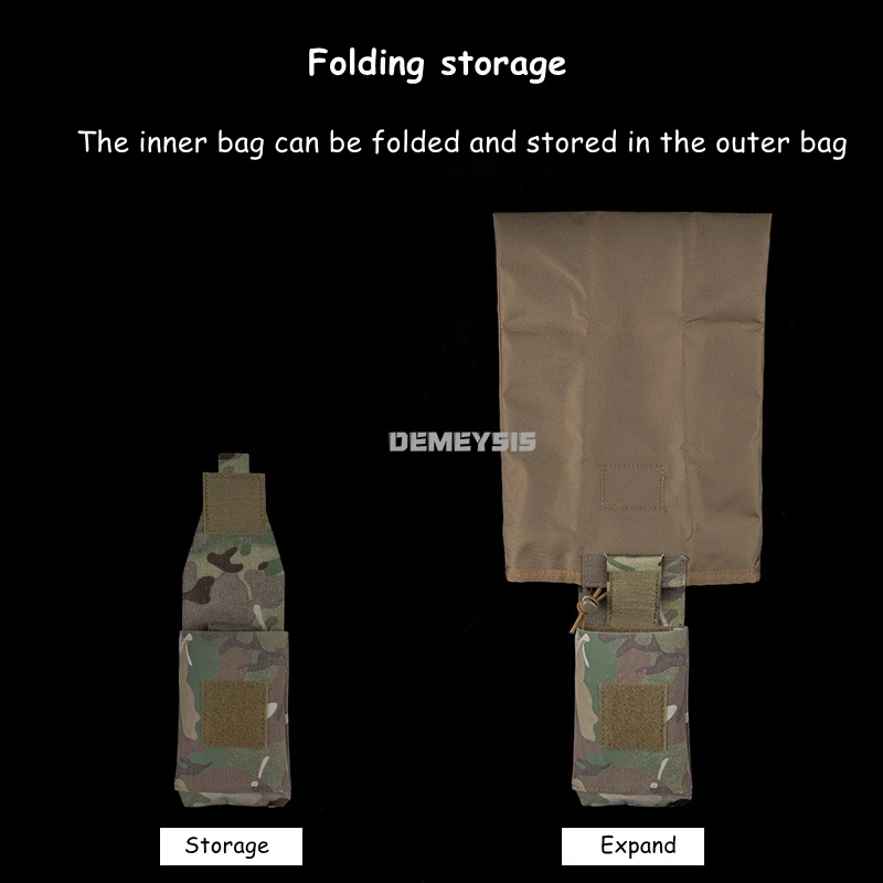 Bolsa MOLLE portarevistas táctica – Caza y supervivencia - imagen 2