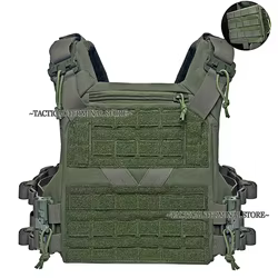 Chaleco táctico ligero MOLLE de airsoft con liberación rápida