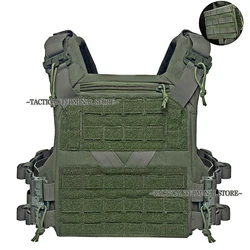 Chaleco táctico ligero MOLLE de airsoft con liberación rápida