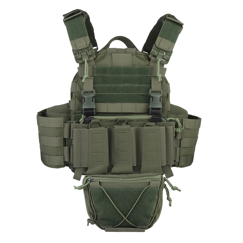 Chaleco táctico ARC liberación rápida, bolsa y porta cargadores - imagen 2