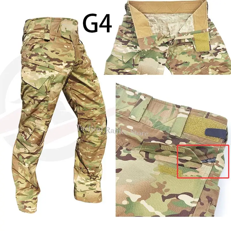 Pantalones tácticos G4 antiinfrarrojos nailon y algodón resistentes - imagen 4
