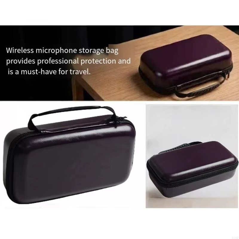 Funda micrófono EVA con cremallera doble, acceso rápido y protección - imagen 2