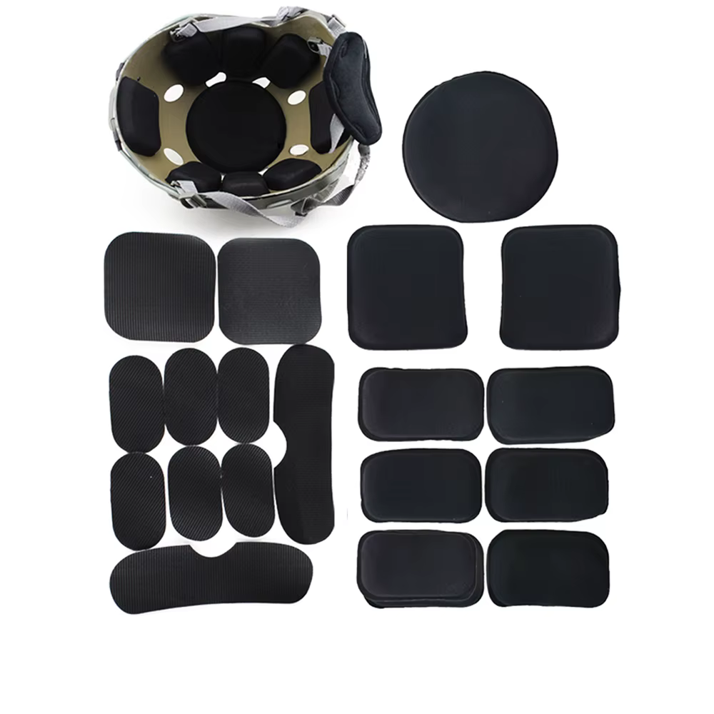 Almohadillas protectoras para casco táctico Airsoft paintball