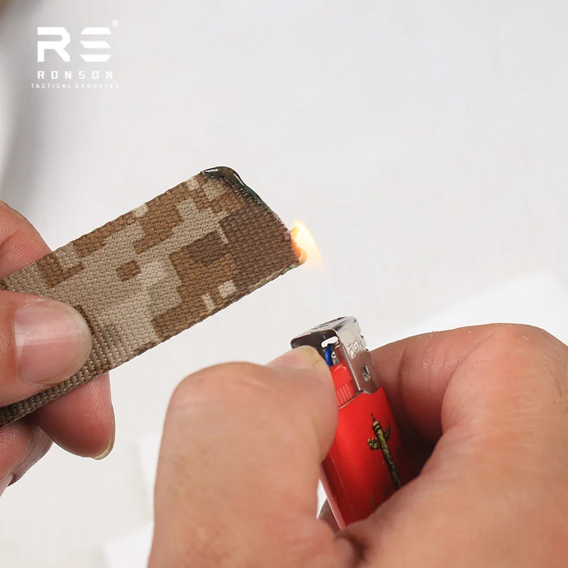 Correa táctica de nailon camuflaje desierto AOR retardante llama - imagen 3