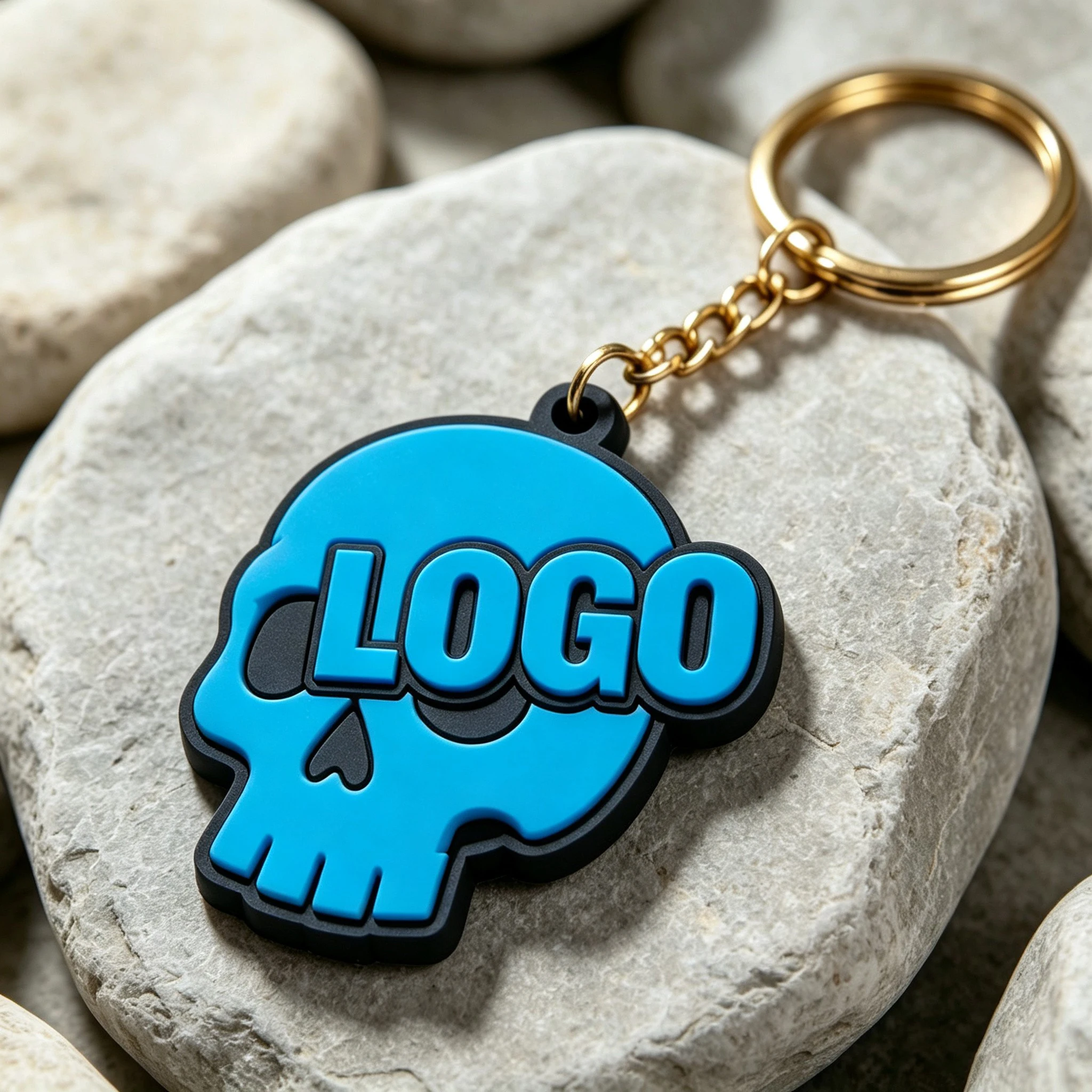 Llavero de PVC personalizado doble cara, texto o logotipo - imagen 5