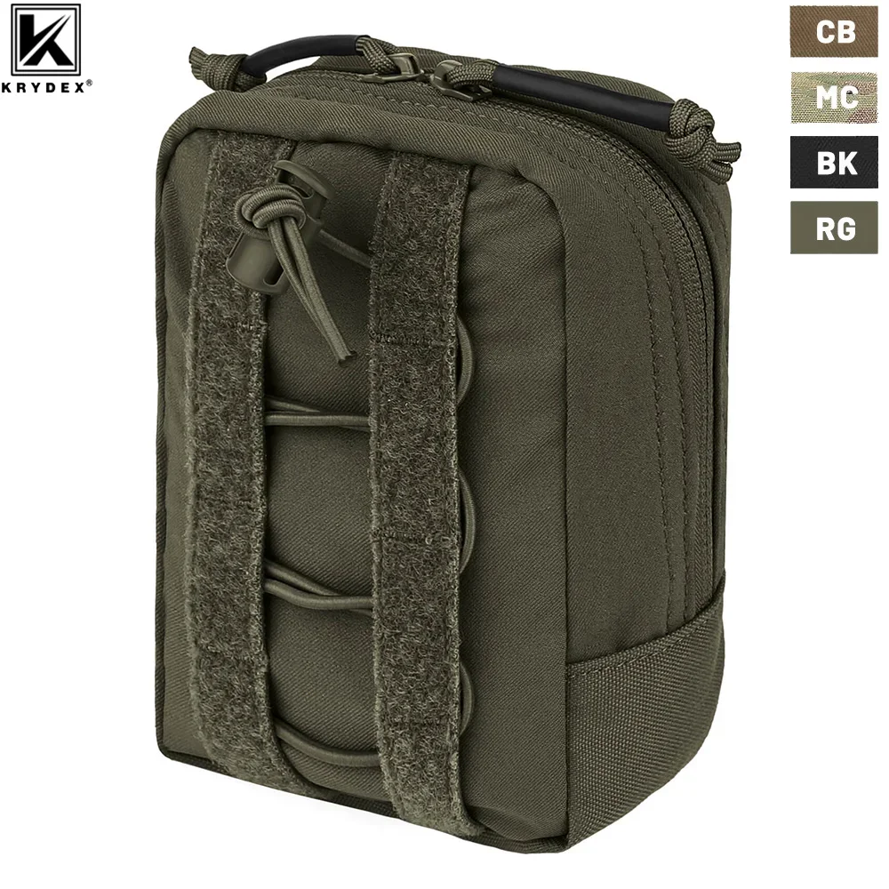 KRYDEX bolsa táctica MOLLE 500D camuflaje caza uso general almacenaje