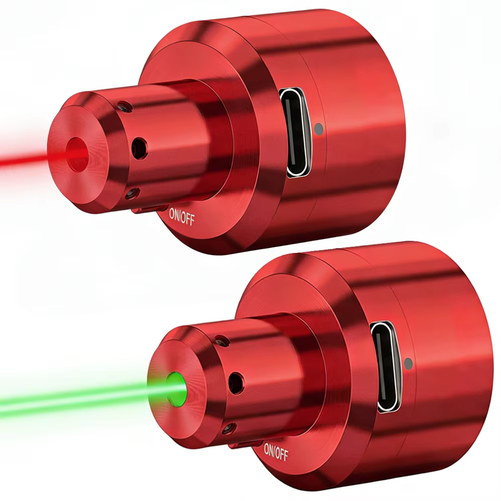 Mira láser magnética recargable verde/roja para armas - imagen 3