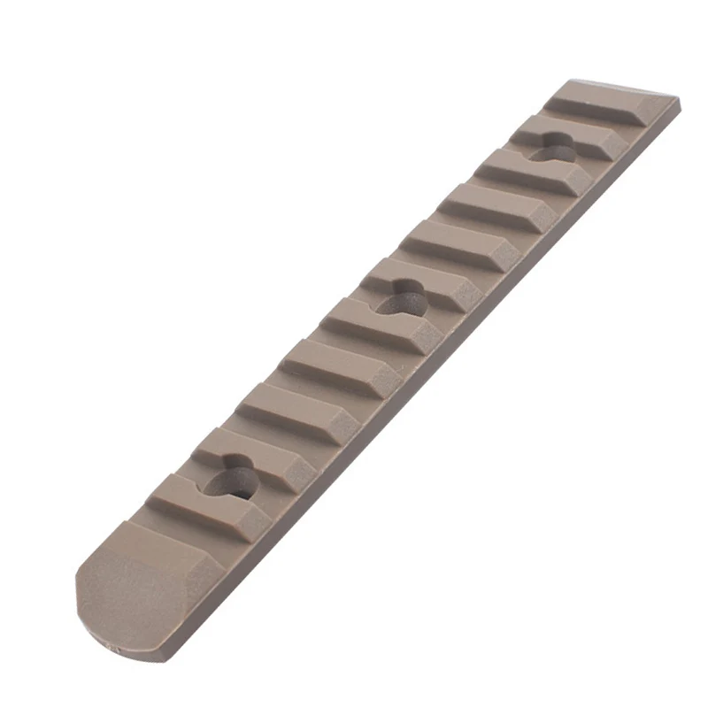 Riel Picatinny para accesorios M-Lok/Keymod de polímero Airsoft