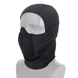 Pasamontañas táctico malla metálica – Cara completa Airsoft Paintball