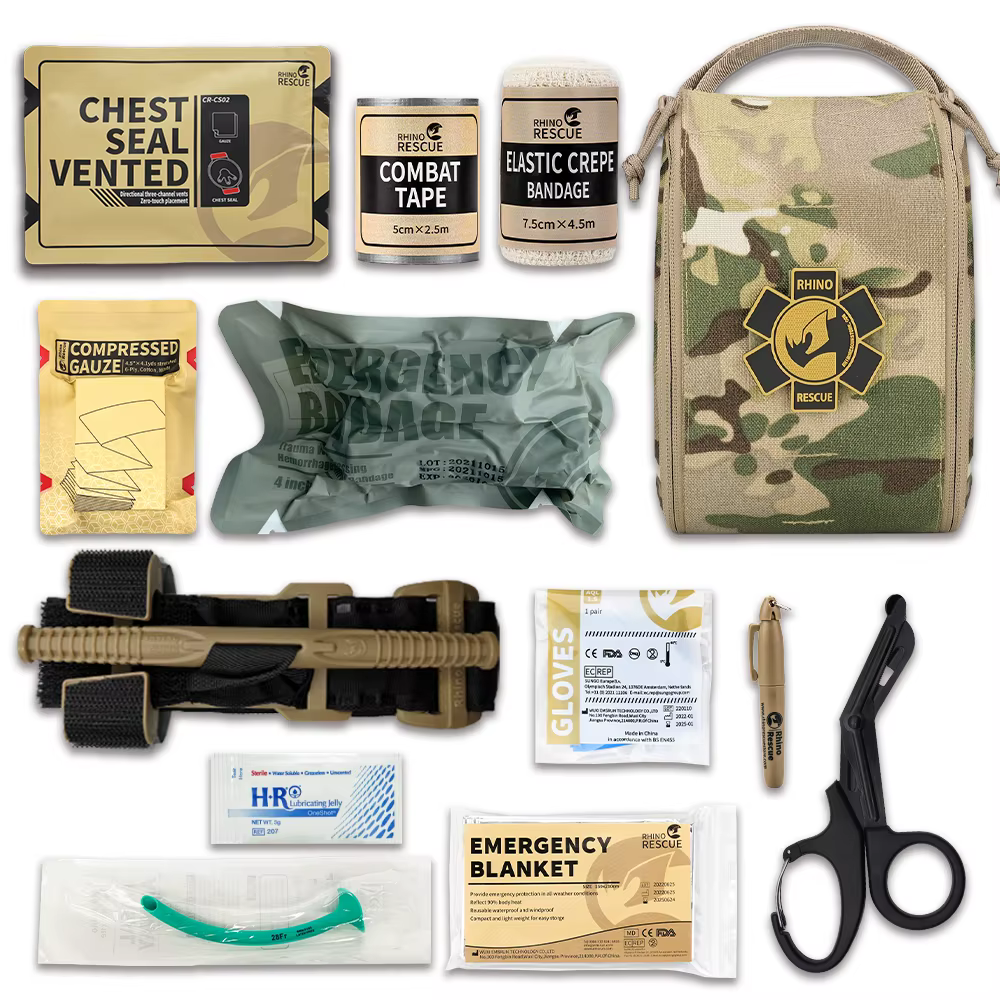 IFAK táctico de rescate rinoceronte con bolsa MOLLE para al aire libre - imagen 2