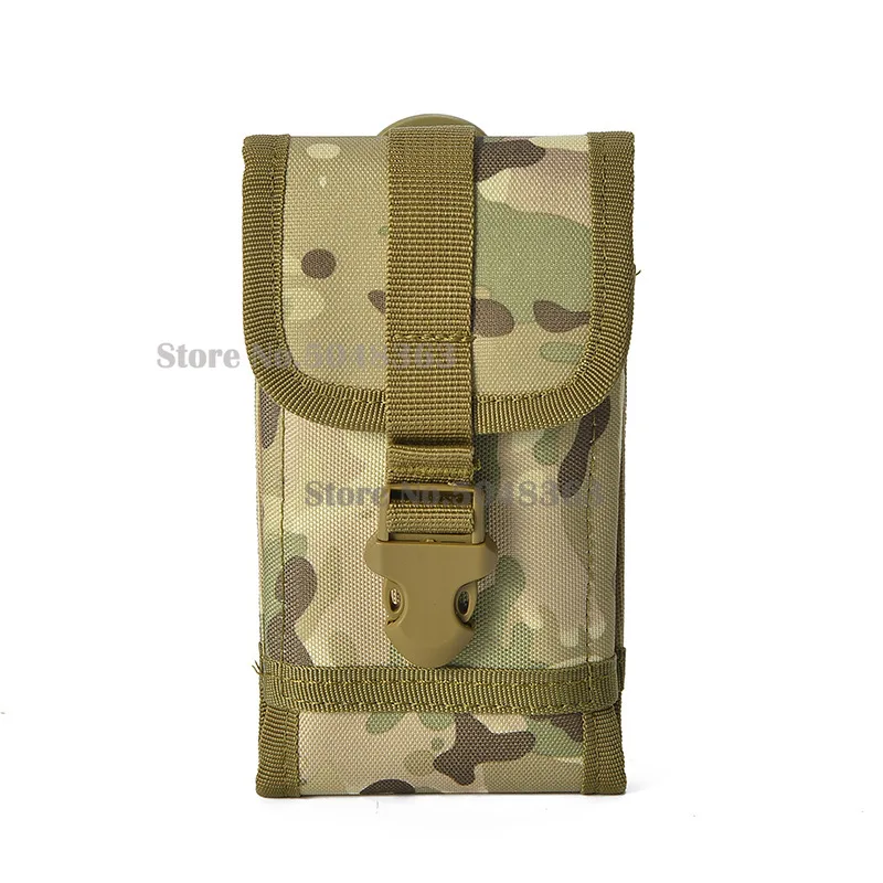 Funda táctica MOLLE de nailon para teléfono móvil con cinturón - imagen 4