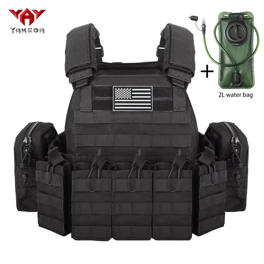 Chaleco táctico multifuncional YAKEDA con bolsa de hidratación - imagen 4