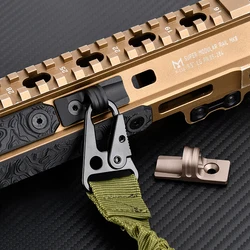 QDX anclaje QD M-LOK compacto para correa, compatible con ganchos