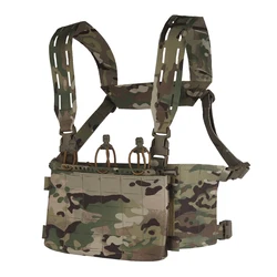 Placa portadora MOLLE modular de pecho táctica cortada con láser