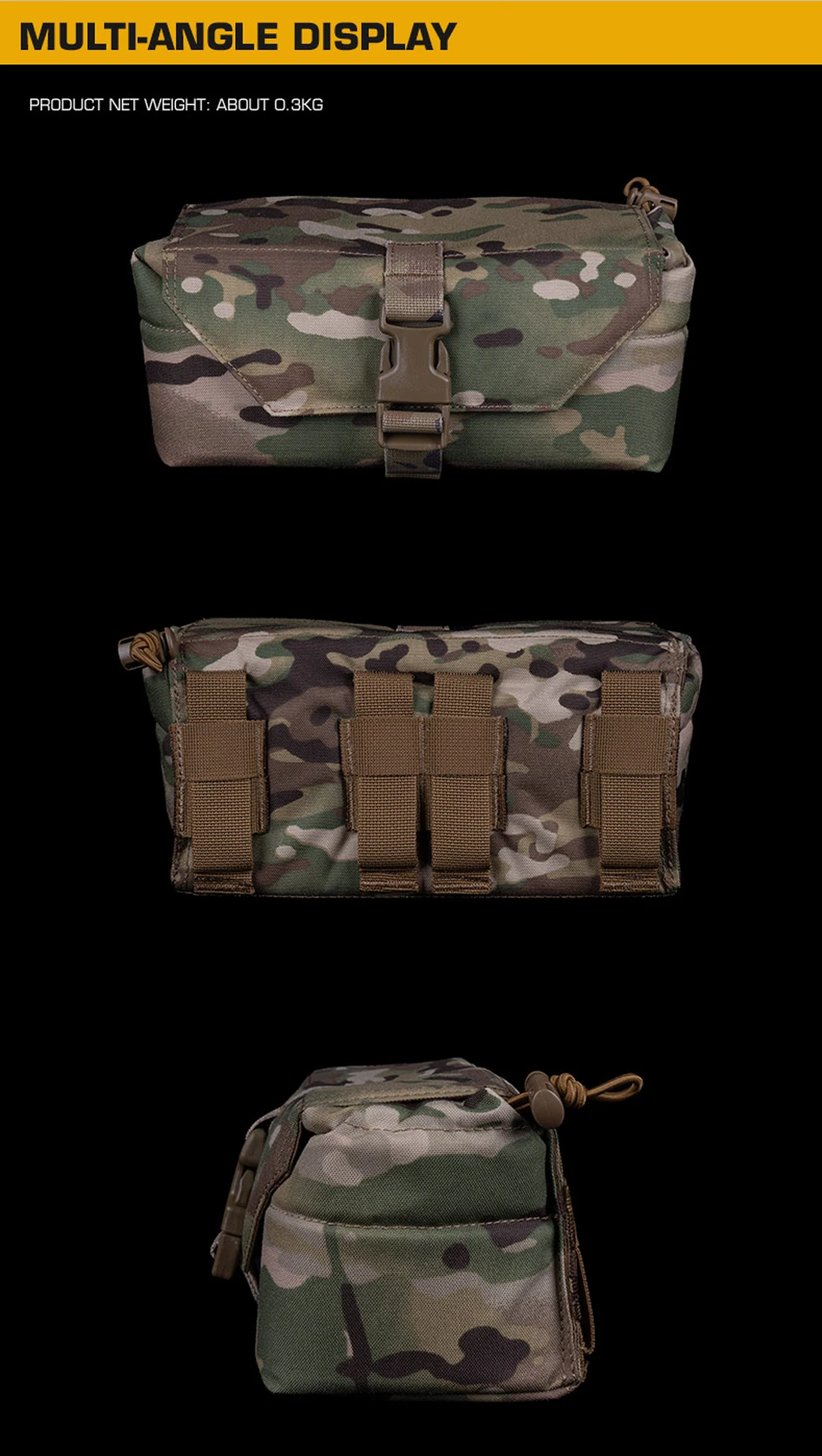 Diseño MOLLE para fijación táctica