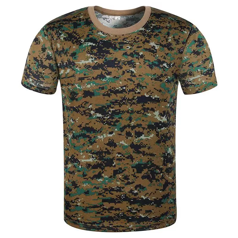 Camiseta táctica secado rápido transpirable selva/desierto
