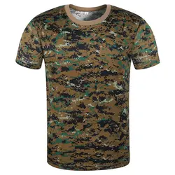 Camiseta táctica secado rápido transpirable selva/desierto