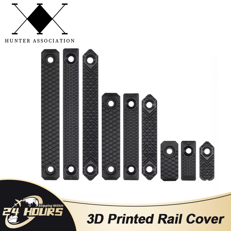 Cubiertas de riel M-LOK antideslizantes 3D para rifle airsoft - imagen 5