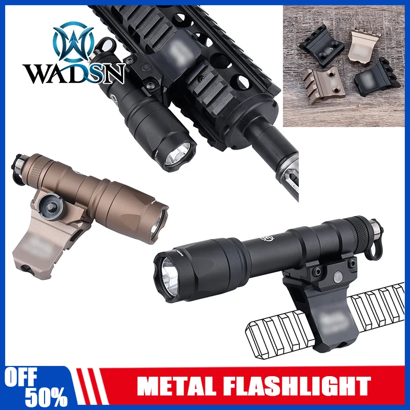 Soporte linterna táctica CNC lateral M-LOK para AR15 y riel - imagen 4