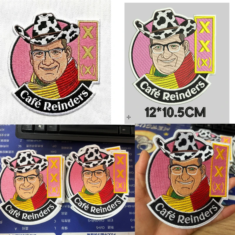 Parche bordado termoadhesivo con gancho y bucle para ropa - imagen 5