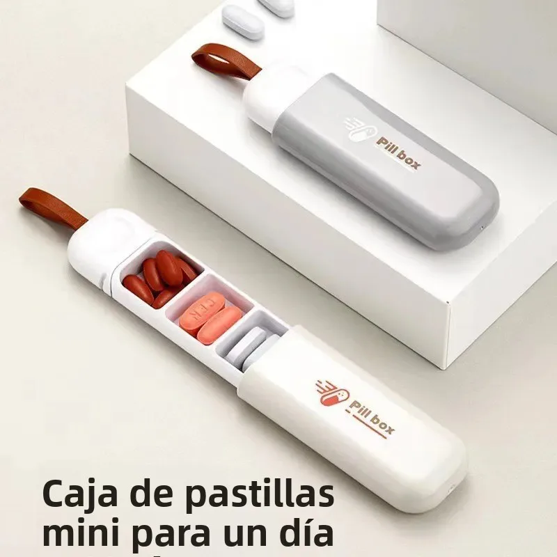 Pastillero portátil pequeño para pastillas de un día - imagen 3