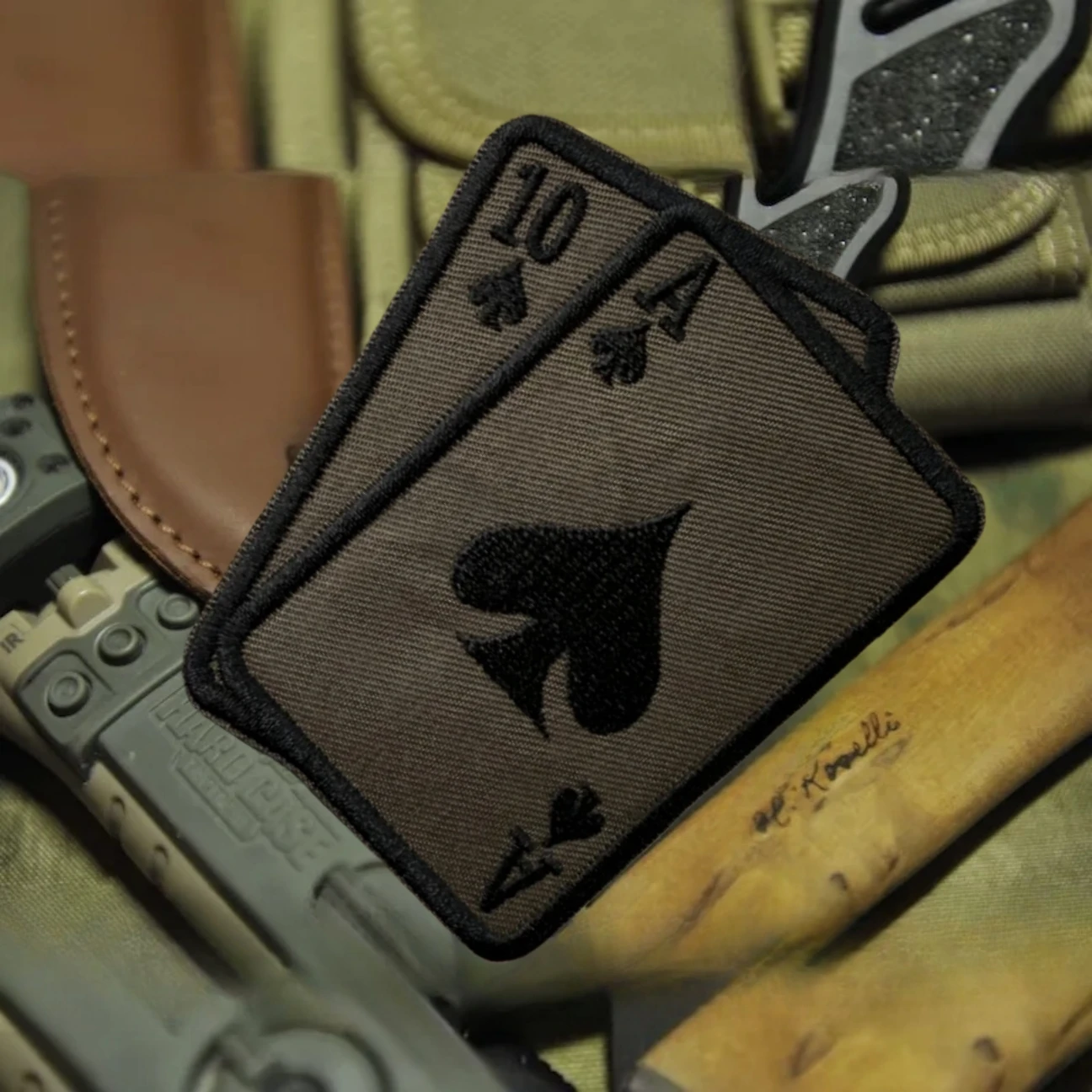 Parche táctico bordado con gancho – Accesorio para uniforme militar - imagen 5